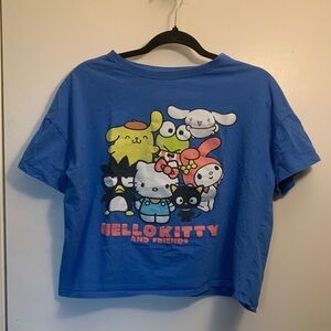 Hello Kitty & Friends Blue Crop Top